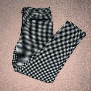 Urban Outfitters Black & White Checkered Pants, Size: 10